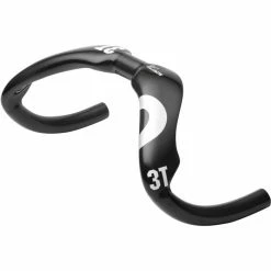 3T - Scatto Ltd Track Styr -Sykkel Kompo 3T Scatto Ltd Track Handlebar Drop Handlebars Black Silver 3T3003AIBG38H35 3