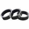 Brand-X Spacer 1-1/8" (3 X 10 Mm, Karbon) -Sykkel Kompo Brand X Spacer Pack Carbon 3 x 10mm Headsets Black 2017 BRNDXSCRCRB310BLK
