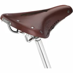 Brooks England Imperial B17S Sadel - Dame -Sykkel Kompo Brooks England B17 Carved Short Ladies Saddle Saddles Brown NotSet B211DILA17205 0