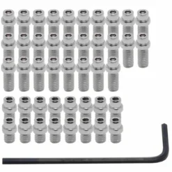 DMR Flip Pin Set For Vault Pedals -Sykkel Kompo DMR Flip Pin Set for Vault Pedals Internal Silver NotSet DMR PIN VAULT S