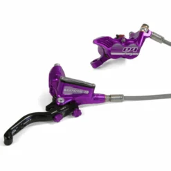 Hope Tech 3 E4 Disc Brake (Without Rotor) -Sykkel Kompo Hope Tech 3 E4 Brake No Rotor Disc Brake Callipers Purple 2019 T3E4PUBFL