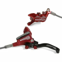 Hope Tech 3 E4 Disc Brake (Without Rotor) -Sykkel Kompo Hope Tech 3 E4 Brake No Rotor Disc Brake Callipers Red 2019 T3E4RBFR