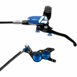 Hope Tech 4 E4 Brake - No Rotor -Sykkel Kompo Hope Tech 4 E4 Brake No Rotor Disc Brake Callipers Black Blue T4E4BL