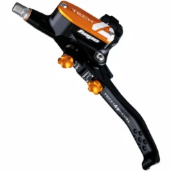 Hope Tech 4 E4 Brake - No Rotor -Sykkel Kompo Hope Tech 4 E4 Brake No Rotor Disc Brake Callipers Black Orange T4E4CL 0