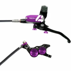Hope Tech 4 E4 Brake - No Rotor -Sykkel Kompo Hope Tech 4 E4 Brake No Rotor Disc Brake Callipers Black Purple T4E4PUL
