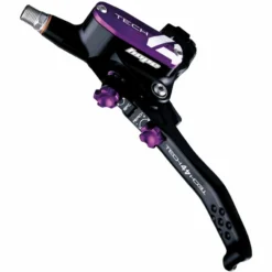 Hope Tech 4 V4 Brake - No Rotor -Sykkel Kompo Hope Tech 4 V4 Brake No Rotor Disc Brake Callipers Black Purple T4V4PUL 0