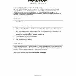 Nukeproof Horizon Race Håndtag -Sykkel Kompo NP Lock on Grip Instructions 2