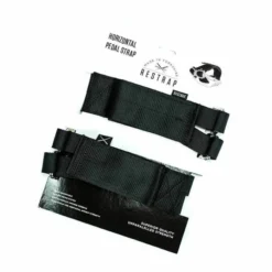 Restrap Horizontal Pedal-stropper -Sykkel Kompo Restrap Horizontal Pedal Straps Pedal Spares Black RS HRZ STD BLK 2