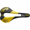 Selle Italia Superflow TDF Saddle -Sykkel Kompo Selle Italia Superflow TDF Saddle Saddles Black Yellow 041P130IKA001