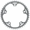 TA 130 PCD Shimano Track Udvendig Klinge (44-49T) -Sykkel Kompo TA 130 PCD Shimano Track Outer Chainring 44 49T Chainrings Silver TAK44
