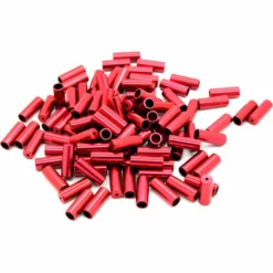 Transfil Trade Pack 5mm Brake Ferrule -Sykkel Kompo Transfil Trade Pack 5mm Brake Ferrule Brake Cables Spares Red KB61R
