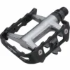 Wellgo LU 950 Flade Pedaler (letmetal) -Sykkel Kompo Wellgo LU 950 Alloy Flat Pedals Flat Pedals Black Silver 03023100600BLACK