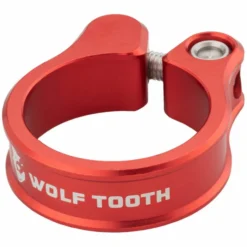 Wolf-tooth Wolf Tooth Seatpost Clamp - Bolt-On -Sykkel Kompo Wolf Tooth Seatpost Clamp 09WT SeatClamp RED 01 2000x