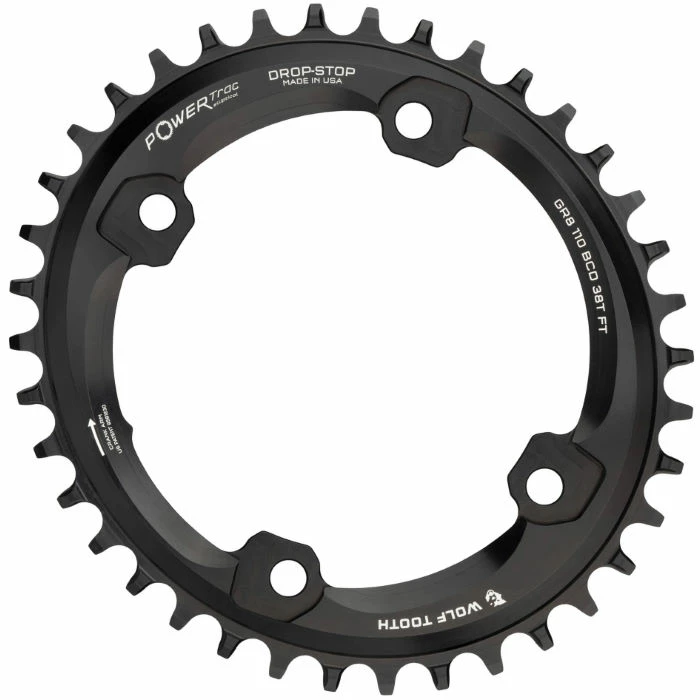 Wolf-tooth Wolf Tooth Shimano GRX Elliptical 110 BCD Chainring 3 Wolf-tooth Wolf Tooth Shimano GRX Elliptical 110 BCD Chainring