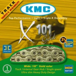 KMC X101 Single Speed Chain 9 KMC X101 Single Speed Chain -Sykkel Kompo groot X101 Gold