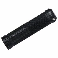 Token TK986GA Double Lock On Håndtag -Sykkel Kompo token lock on grips black